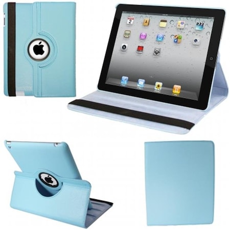 Natico Natico 60-I360-LBL IPAD 360 CASE; FAUX; LIGHT BLUE 60-I360-LBL